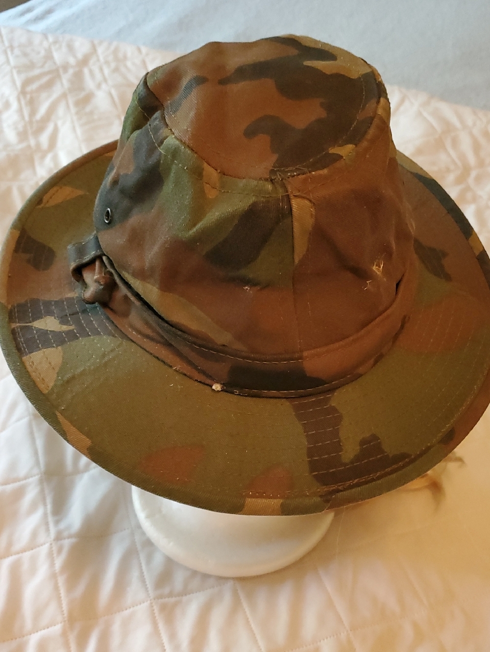 Men's Camouflage Boonie Hat - Olive Camo